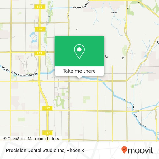 Mapa de Precision Dental Studio Inc