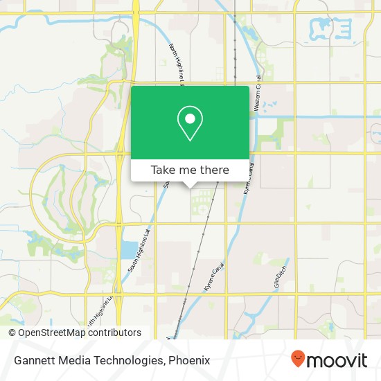 Gannett Media Technologies map