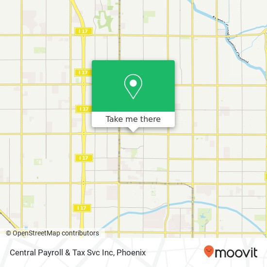 Central Payroll & Tax Svc Inc map