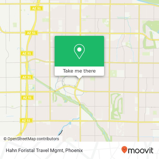 Hahn Foristal Travel Mgmt map