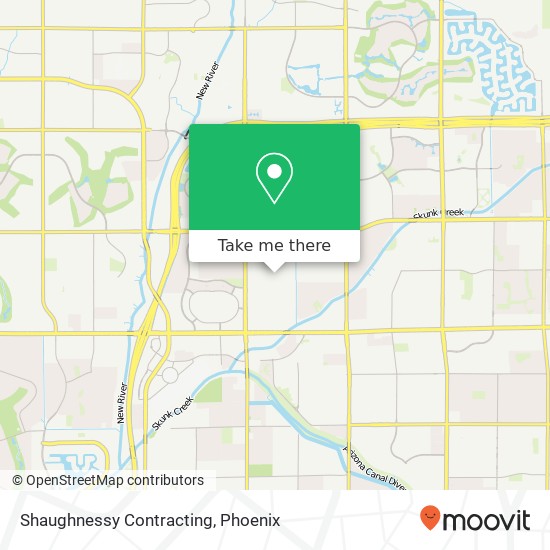 Mapa de Shaughnessy Contracting