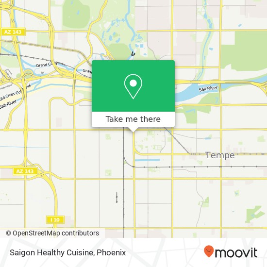 Mapa de Saigon Healthy Cuisine