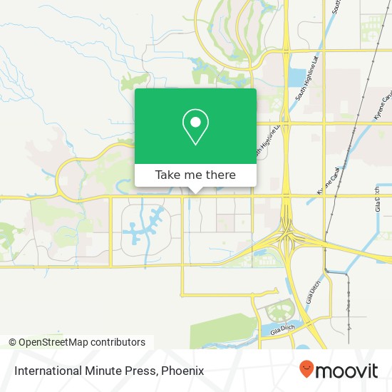 Mapa de International Minute Press