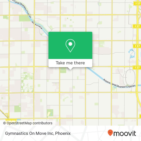 Mapa de Gymnastics On Move Inc