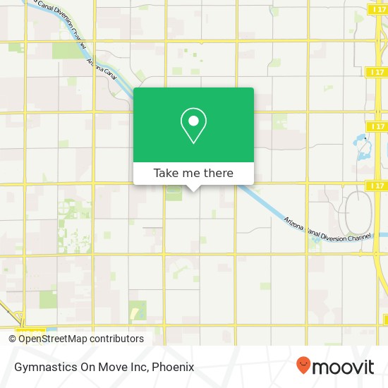 Gymnastics On Move Inc map