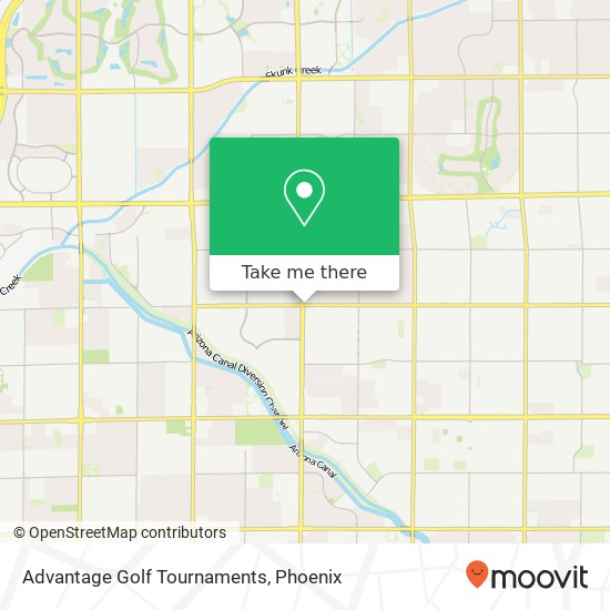 Advantage Golf Tournaments map