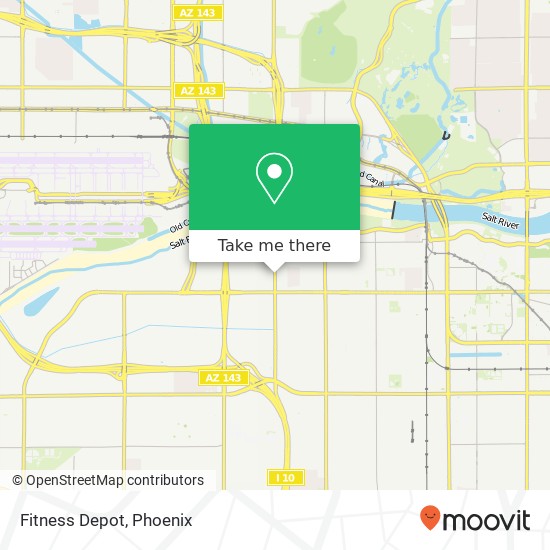 Fitness Depot map
