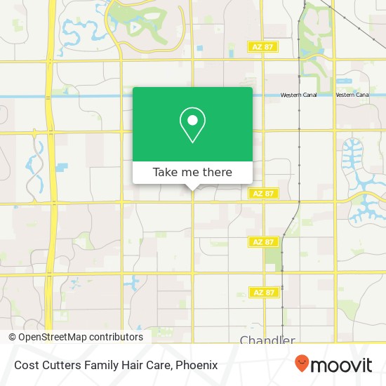 Cost Cutters Family Hair Care map