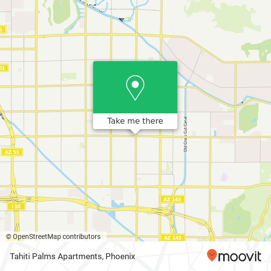 Tahiti Palms Apartments map