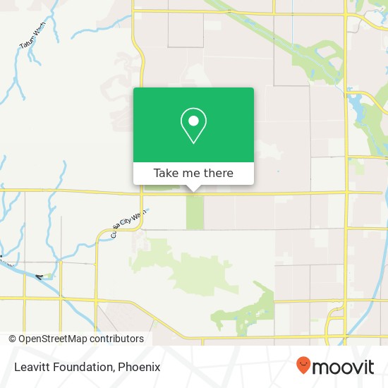 Leavitt Foundation map