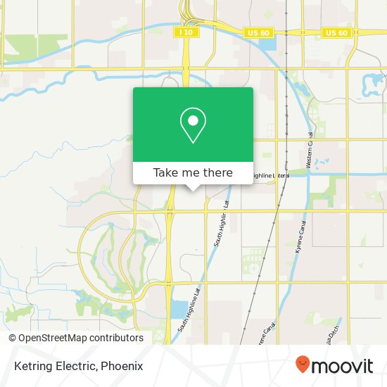 Ketring Electric map