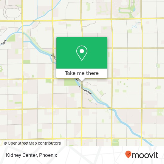 Kidney Center map