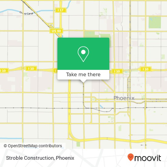 Stroble Construction map