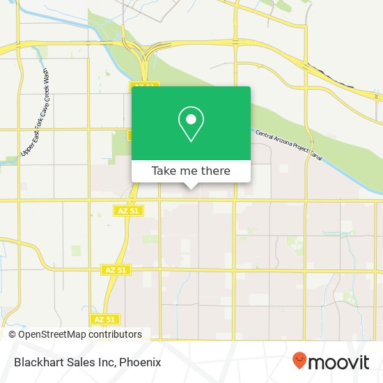 Blackhart Sales Inc map