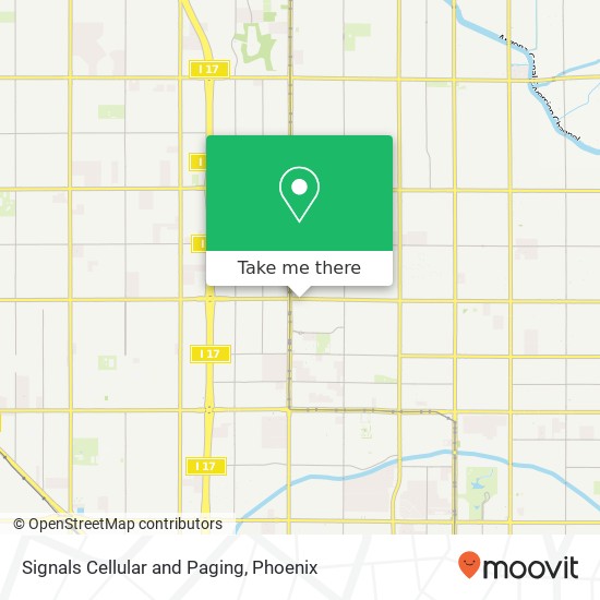 Signals Cellular and Paging map