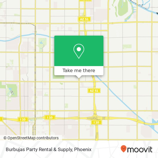 Burbujas Party Rental & Supply map