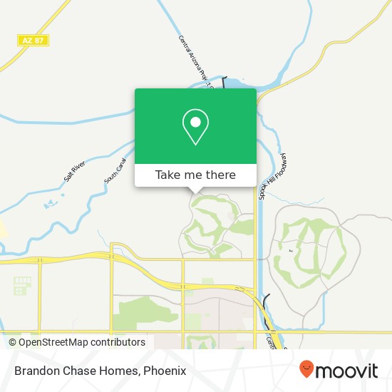 Brandon Chase Homes map