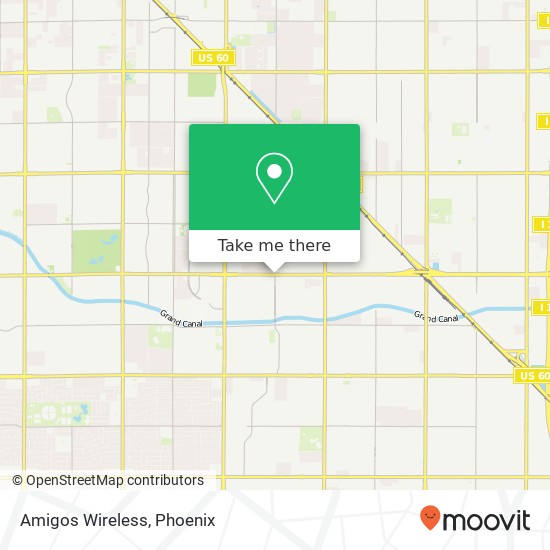 Amigos Wireless map