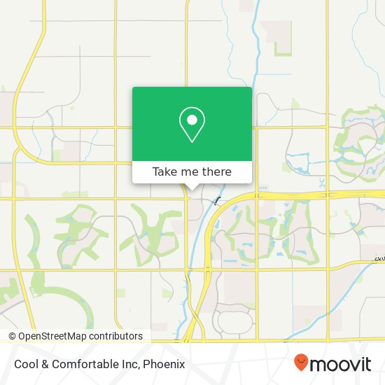 Cool & Comfortable Inc map