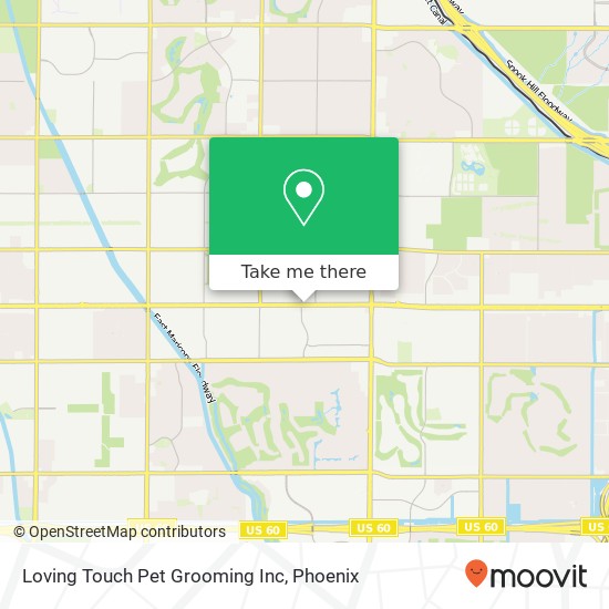 Mapa de Loving Touch Pet Grooming Inc