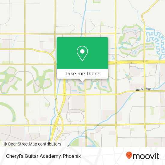 Cheryl's Guitar Academy map