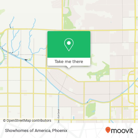 Showhomes of America map