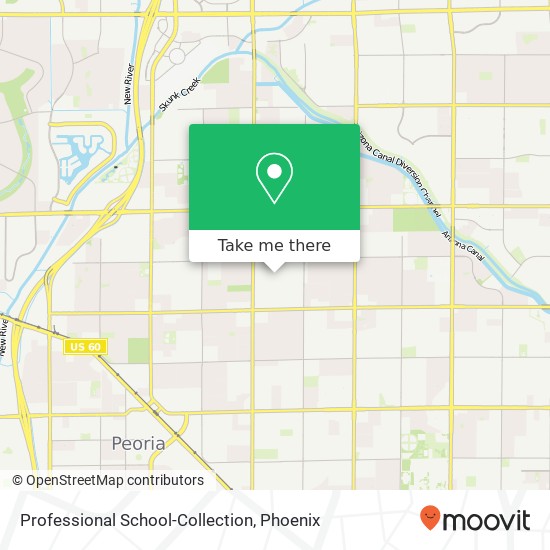 Professional School-Collection map