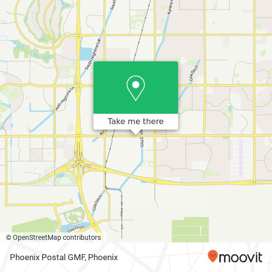 Phoenix Postal GMF map