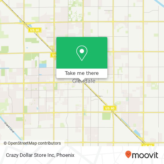 Mapa de Crazy Dollar Store Inc