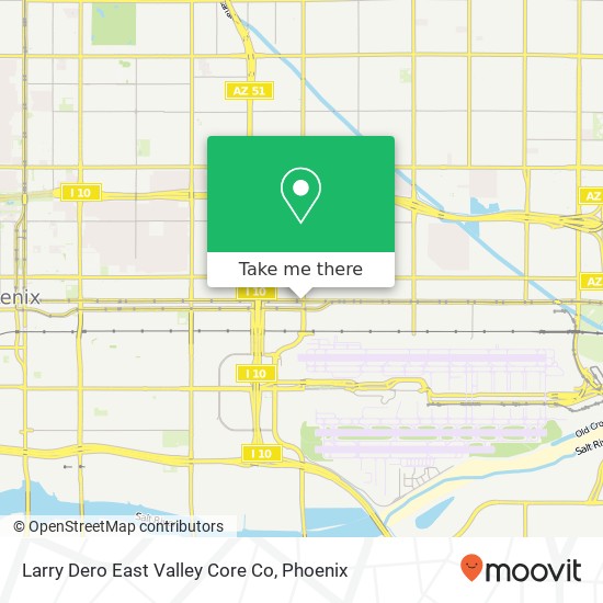 Mapa de Larry Dero East Valley Core Co