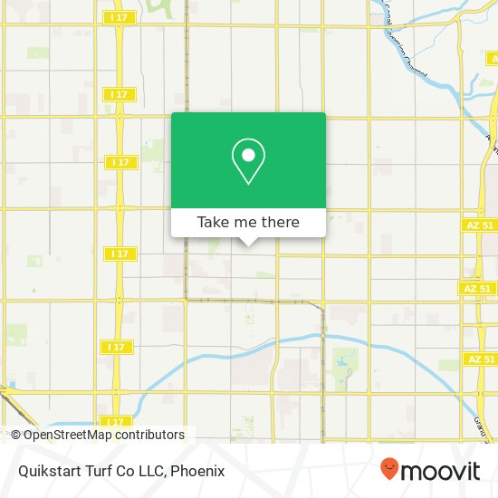 Mapa de Quikstart Turf Co LLC