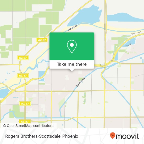 Mapa de Rogers Brothers-Scottsdale