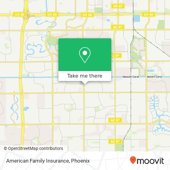 American Family Insurance map