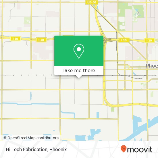 Mapa de Hi Tech Fabrication