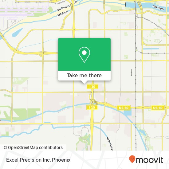 Mapa de Excel Precision Inc