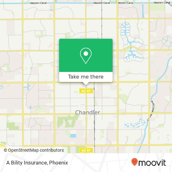 A Bility Insurance map