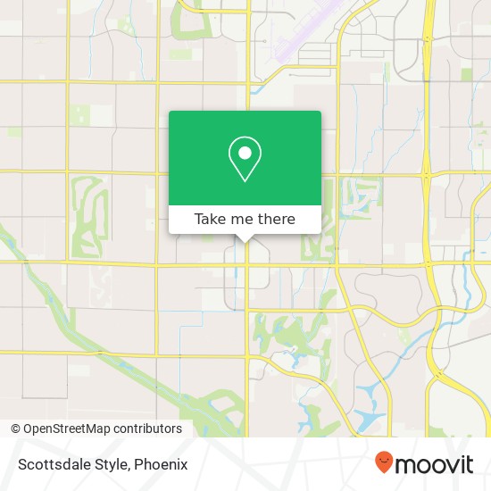 Mapa de Scottsdale Style