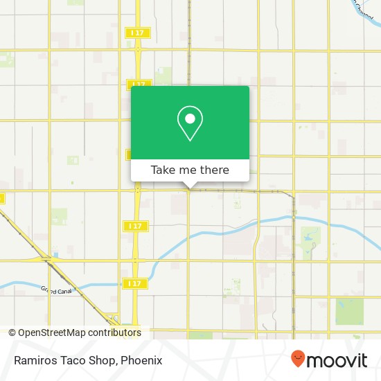 Ramiros Taco Shop map