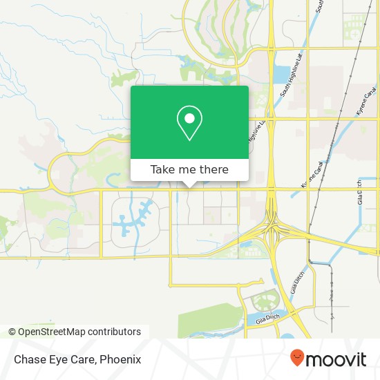 Chase Eye Care map