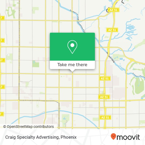 Craig Specialty Advertising map