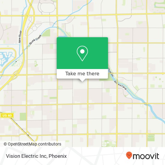 Vision Electric Inc map