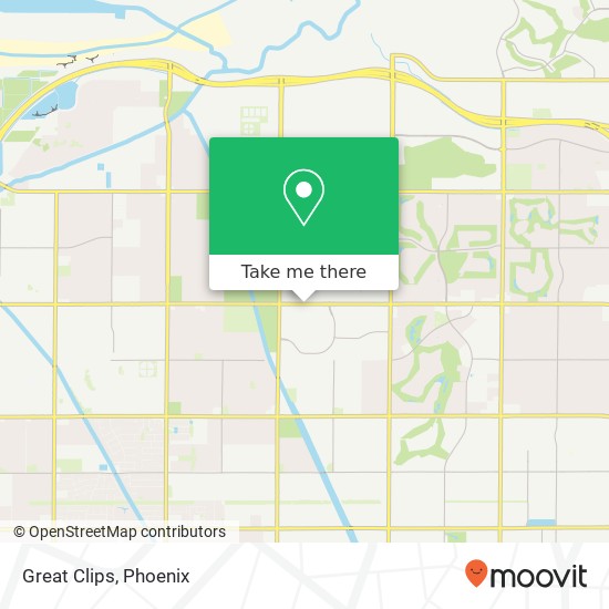 Great Clips map