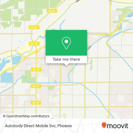 Autobody Direct Mobile Svc map