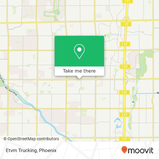 Mapa de Etvm Trucking