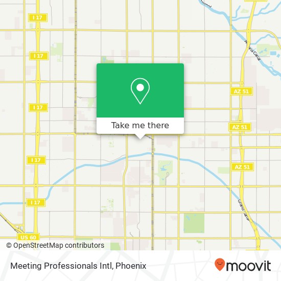 Mapa de Meeting Professionals Intl