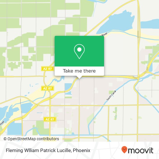 Fleming Wlliam Patrick Lucille map