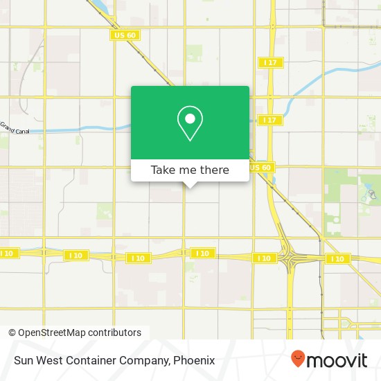 Mapa de Sun West Container Company