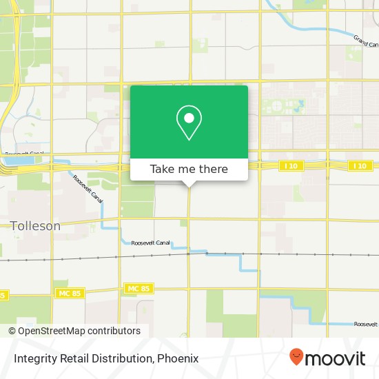 Mapa de Integrity Retail Distribution