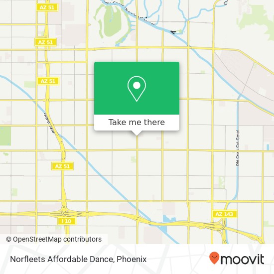 Norfleets Affordable Dance map