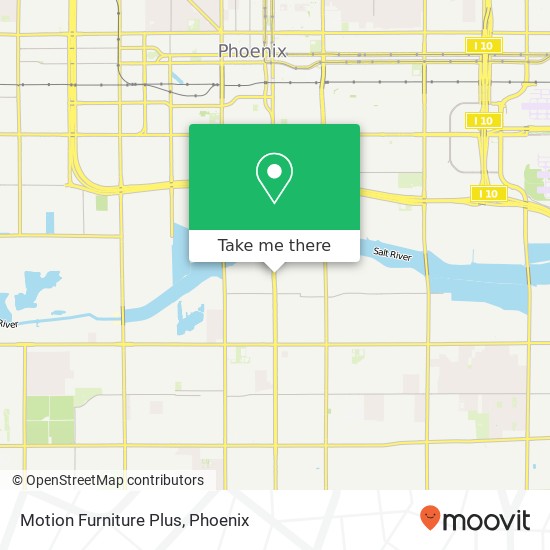 Motion Furniture Plus map